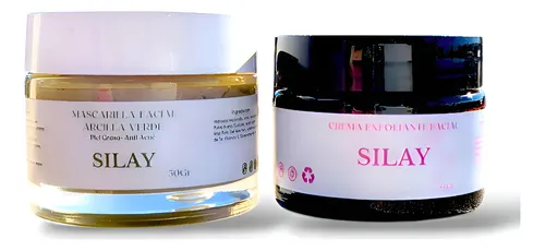 Kit Exfoliante Facial/mascarilla Arcilla Verde. Vegano Acne