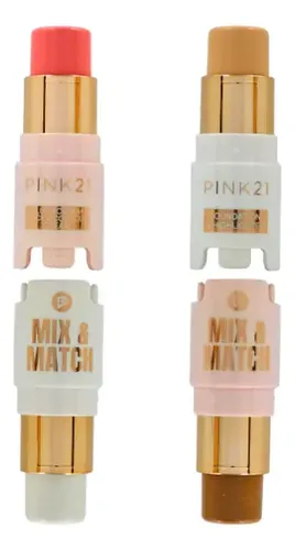 Base + Iluminador 2en1 Mix & Match Split And Combine Pink21