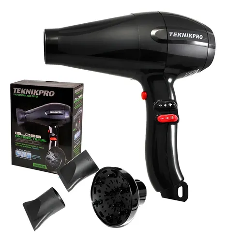 Secador De Pelo Prof Gloss Antibacterial 3200 Teknikpro
