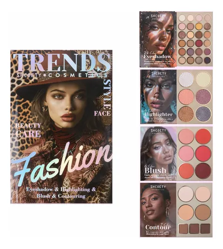 Paleta De Sombras De Ojos Flip Book De 43 Colores Y 4 Capas