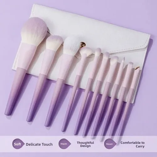 /set 10 Brochas Maquillaje Suave Pincel Delineador