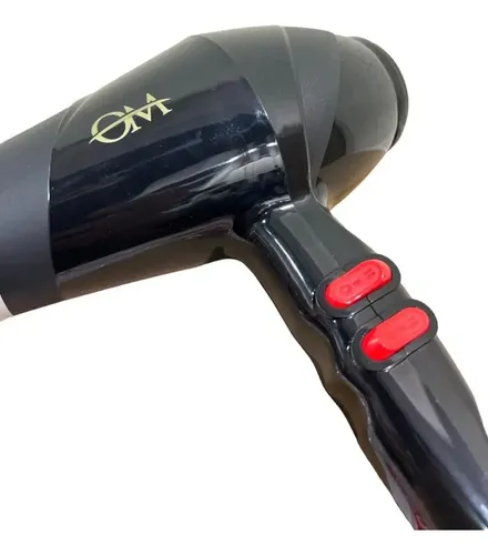 Secador De Pelo Profesional 2000w Frio Calor Color Negro