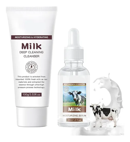 Conjunto Limpieza Milk Wash Y Care 2 Piezas Con Limpiador