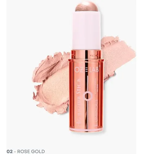 Iluminador En Barra Rose Gold Oz Lab 8g