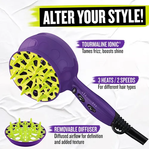 Secador De Pelo Bed Head Curlipops 1875 W Con Difusor