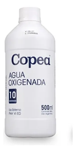 Agua Oxigenada 10 Vol X 500ml Copea Tono Sin tono