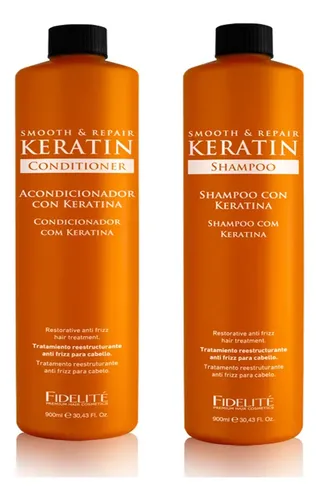Fidelite Combo Keratina Shampoo + Acond X900ml