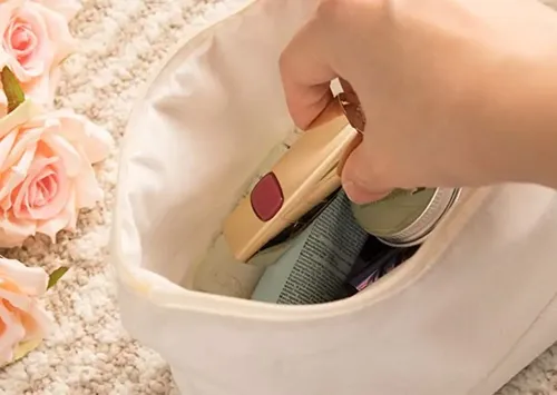Bolsas De Maquillaje De Lona Juvale, Paquete De 6 Unidades,