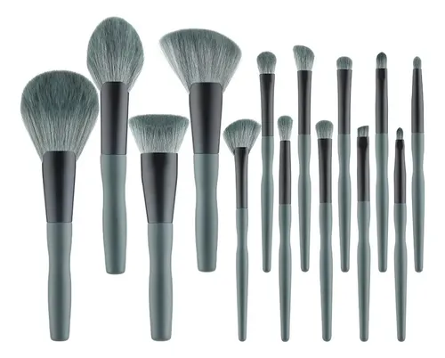 Set De 14 Brochas De Maquillaje En Forma De Banana