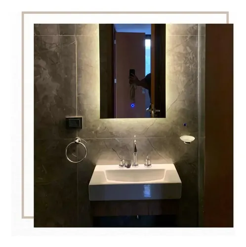 Espejo Luz Led Touch 120 X 60 Sin Marco