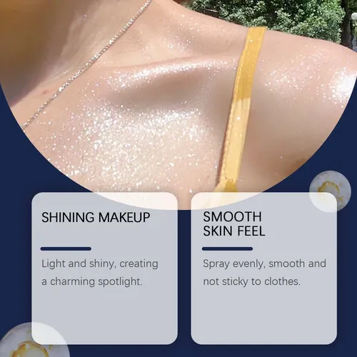 Spray Zephoco Body Glow Para Brillo Y Humedad