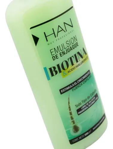 Han Biotina Acido Hialuronico Emulsion Enjuague Anticaída