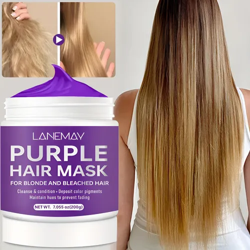 Tratamiento Violeta Para Cabello Rubio Y Dañado