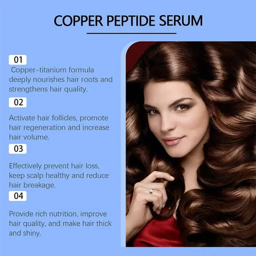 Péptido De Cobre Para Dar Densidad Sérica Al Cabello Y Nutri