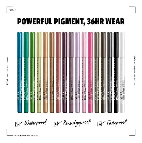 Nyx Delineador De Ojos Epic Wear Larga Duración – Waterproof Magenta Shock Brillante