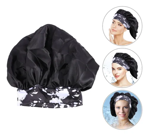 Protector De Pelo Para Dormir Con Estampado De Flores Grande