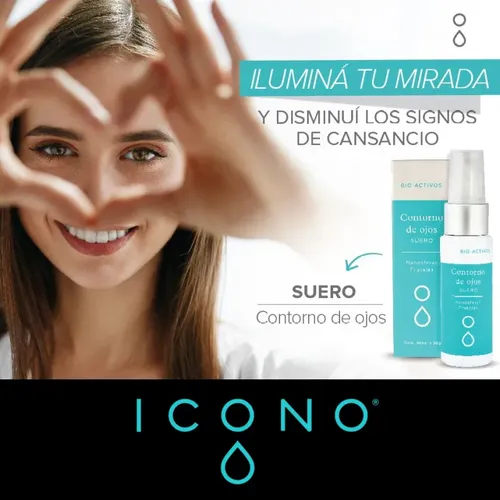 Suero Contorno De Ojos. Concentrado. Icono 120ml