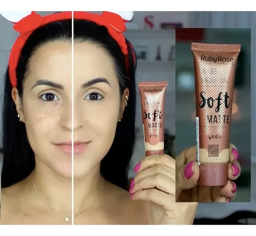 Base Líquida Ruby Rose Soft Matte para una Piel Mate Nude 4
