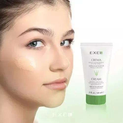 Crema Facial Exel Piel Grasa Acne Con Tea Tree Oil X 60ml.