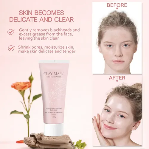 Mascarilla De Niacinamida De Rosa