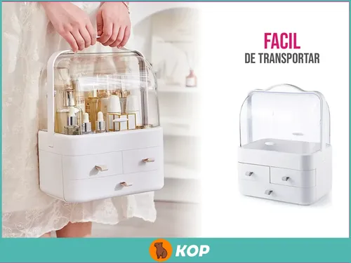 Organizador De Maquillaje Portatil Escritorio Porta Cosmetic
