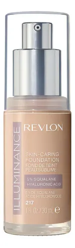 Base de maquillaje líquida Revlon ILluminance Skin-caring Foundation Illuminance Skin-Caring Foundation tono 217 beige – 30mL 500mg