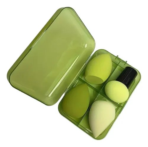 Juego De Esponjas De Maquillaje | Uso Húmedo Y Seco