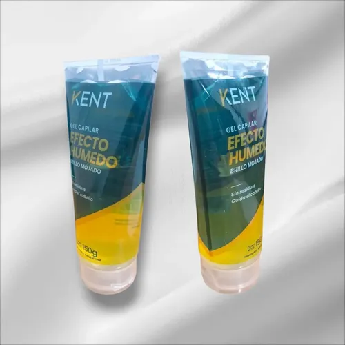 Gel Fijador Capilar Kent Efecto Mojado Brilloso 150g Vegano
