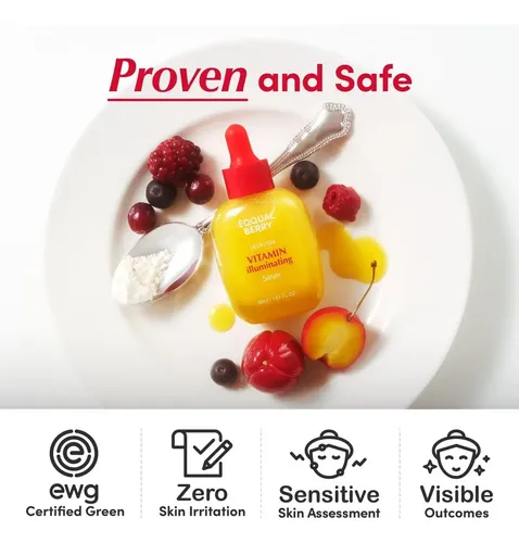 Sérum Facial Eqqualberry Iluminador Vitamina C Piel Normal