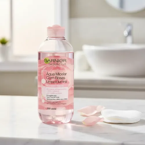 Agua Micelar De Rosas Garnier Skin Active Facial 400ml