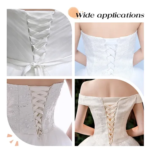 & Cinta De Raso De Poliéster For Vestido De Novia, 1 Caja *