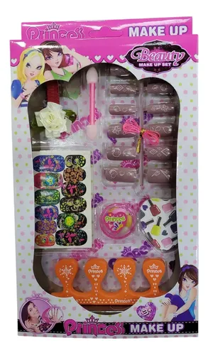 Juego Set De Uñas Para Nena Princess Make Up Beauty
