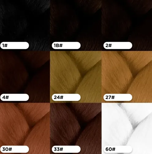 Extensiones Pelo Kanekalon Termico Jumbo Trenzas African A31