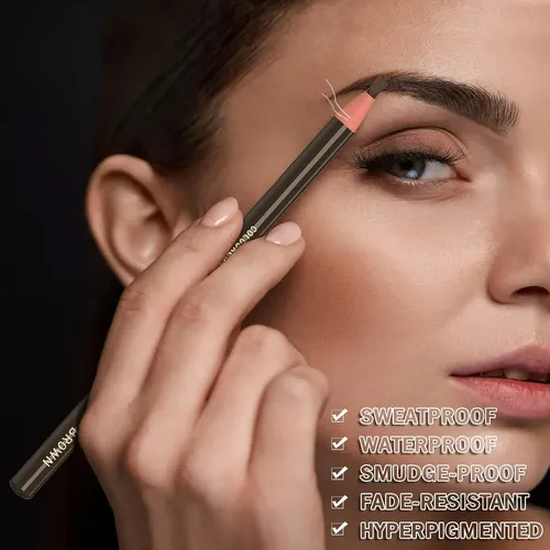 Lápiz Cejas Retirable Antisudor Impermeable Fácil Aplicación