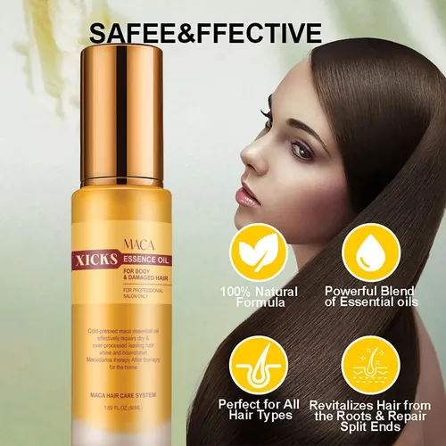 Set De Mascarilla Y Aceite Capilar Xicks Maca Collagen Repai
