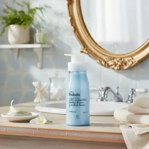 Crema Hidratante Corporal Natura Tododia Fragancia Flor De Lis 400ml