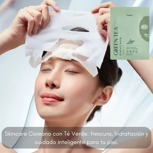 Mascara Facial Coreana Coony Green Tea Humecta Antioxidante