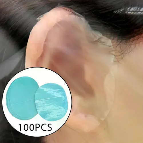 100 Uds. Cubiertas Impermeables Para O Dos, Gorros De Protec Azul Claro