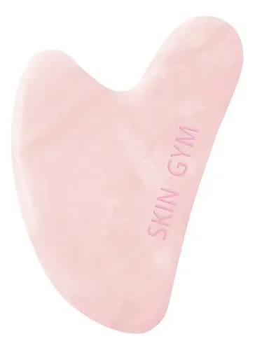 Masajeador Facial Skin Gym Rose Quartz Sculpty Heart Gua Sha