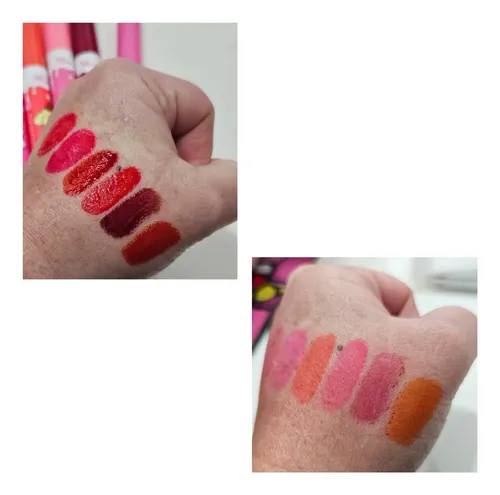 Set 6 Tintas Labiales Peel Off Larga Duración Efecto Tattoo