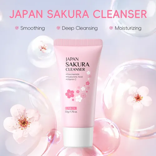 Set De Cuidado Facial Quiyum Sakura 3 Pzs Hidratante Durader