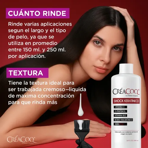 X3: Alisado Capilar + Shock Keratina 500 Ml C/u + Anti Frizz