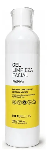 Gel Limpieza Facial Piel Mixta Manzanilla Biobellus 300ml