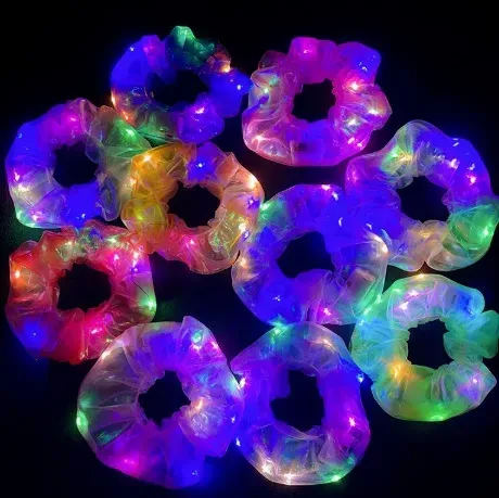 O Diademas Led Elásticas 10 Piezas Luz Para Fiestas Mujer O