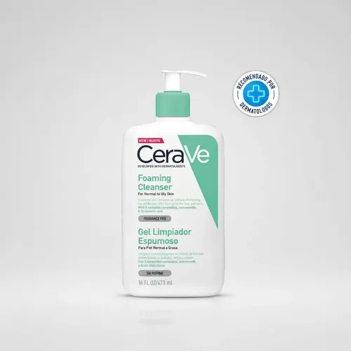 Cerave Gel Limpiador Espumoso Piel Mixta X473ml