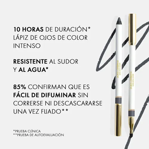 Delineador De Ojos Dolce&gabbana Sleek Kohl Glider Color 01 Total Black