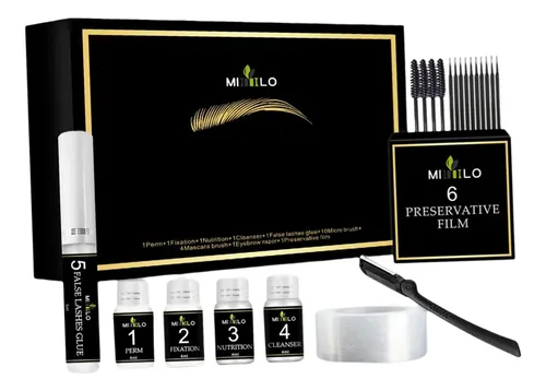 Kit De Estiramiento De Pestañas 2 En 1, Laminación De Cejas