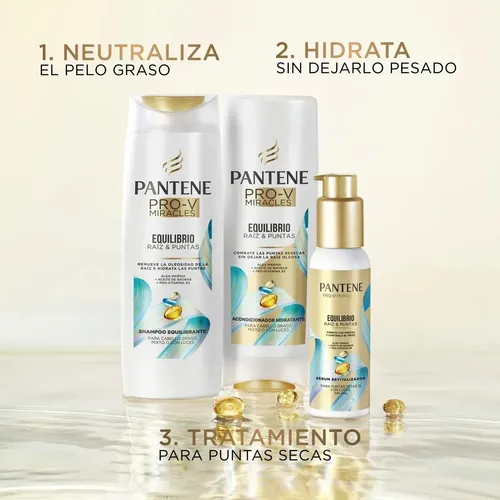 Acondicionador Hidratante Pantene Pro-V Miracles Equilibrio Raíz & Puntas 700 ml