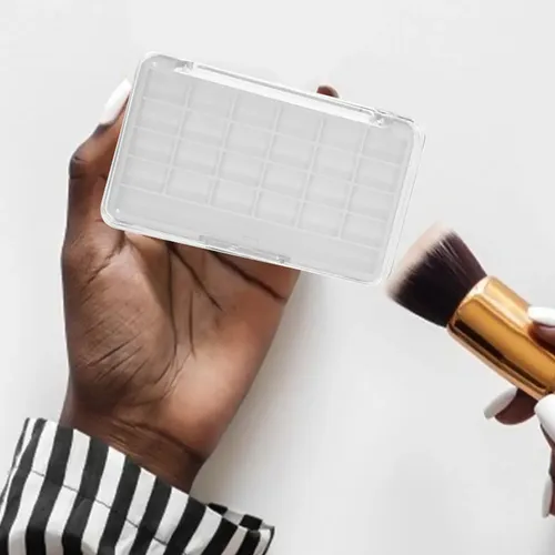 3 Piezas Paleta De Maquillaje Con Estuche Vacío Para Labial