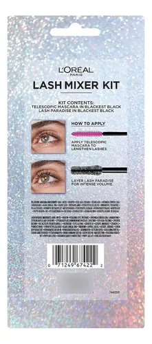 Máscara De Pestañas L’oréal Lash Paradise Waterproof Negra